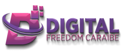 Logo digital freedom caraibe
